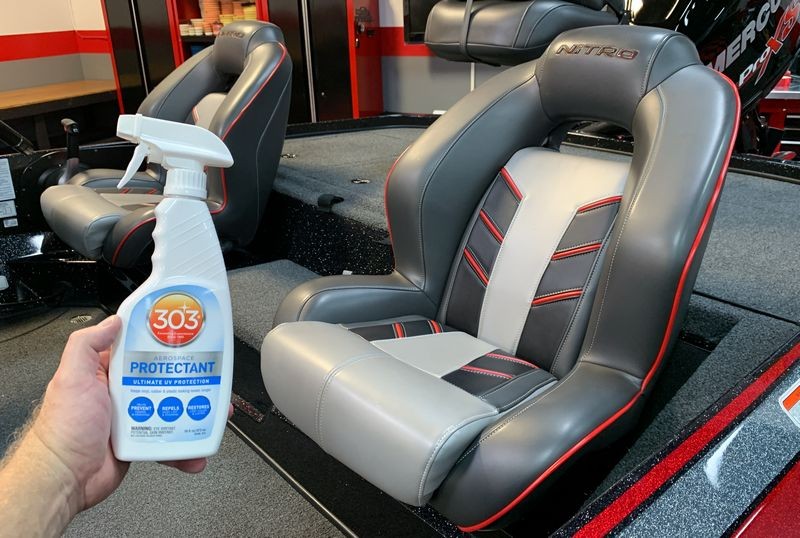 303 Aerospace Protectant on Bass Shop Pros Bass Boat