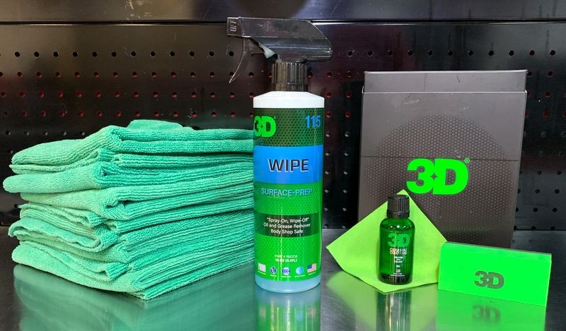 3D Wipe Panel Wipe  for Ceramic Coatings