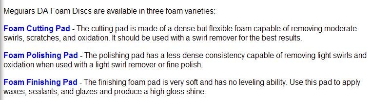 5.5&quot; SUPER THIN FOAM PAD OPTIONS for your Dual Action Polisher