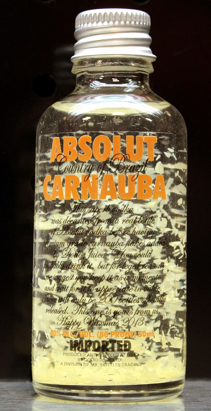 Absolute Carnauba Vodka Dodo Juice