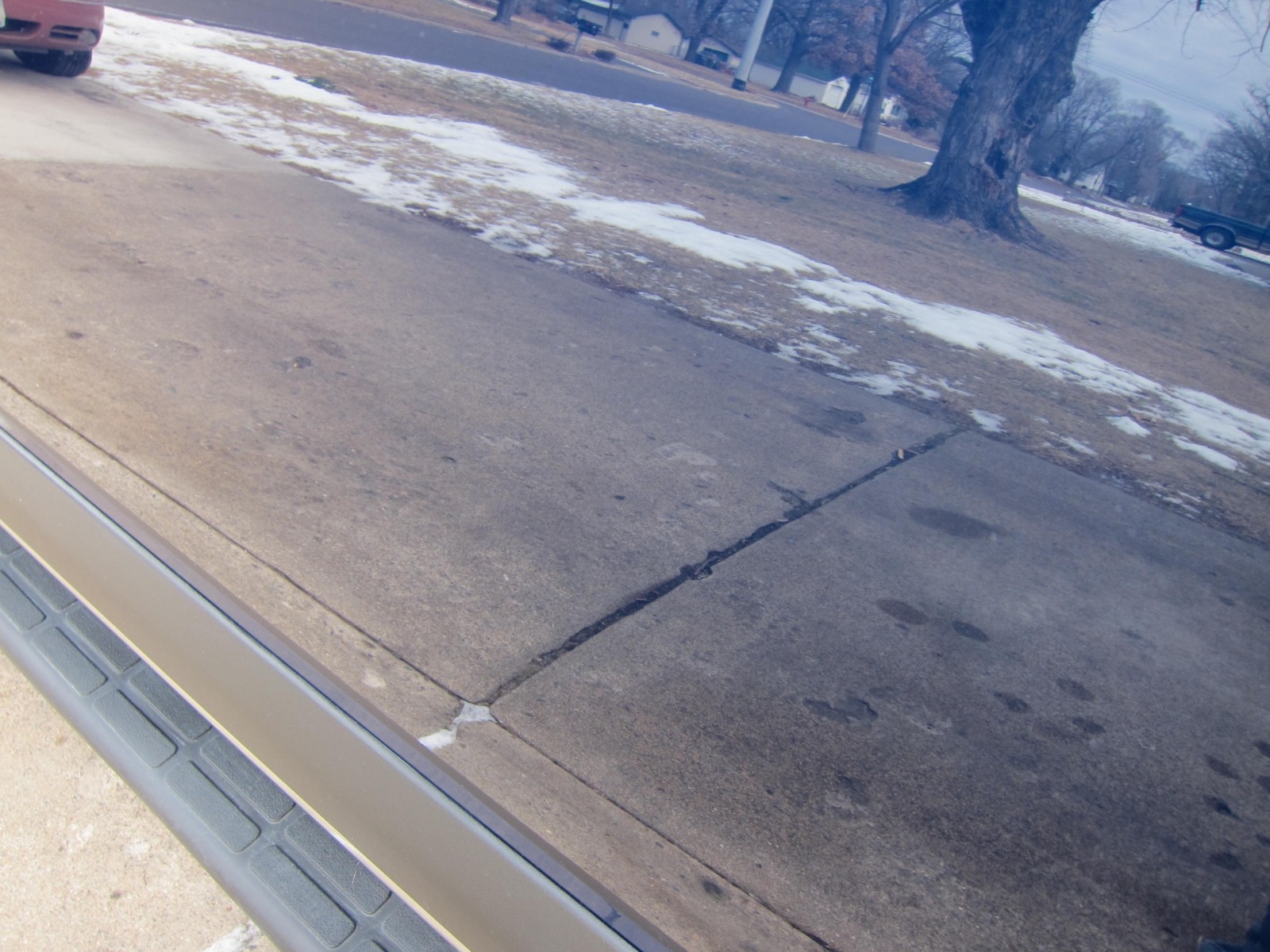 after RF door pavement