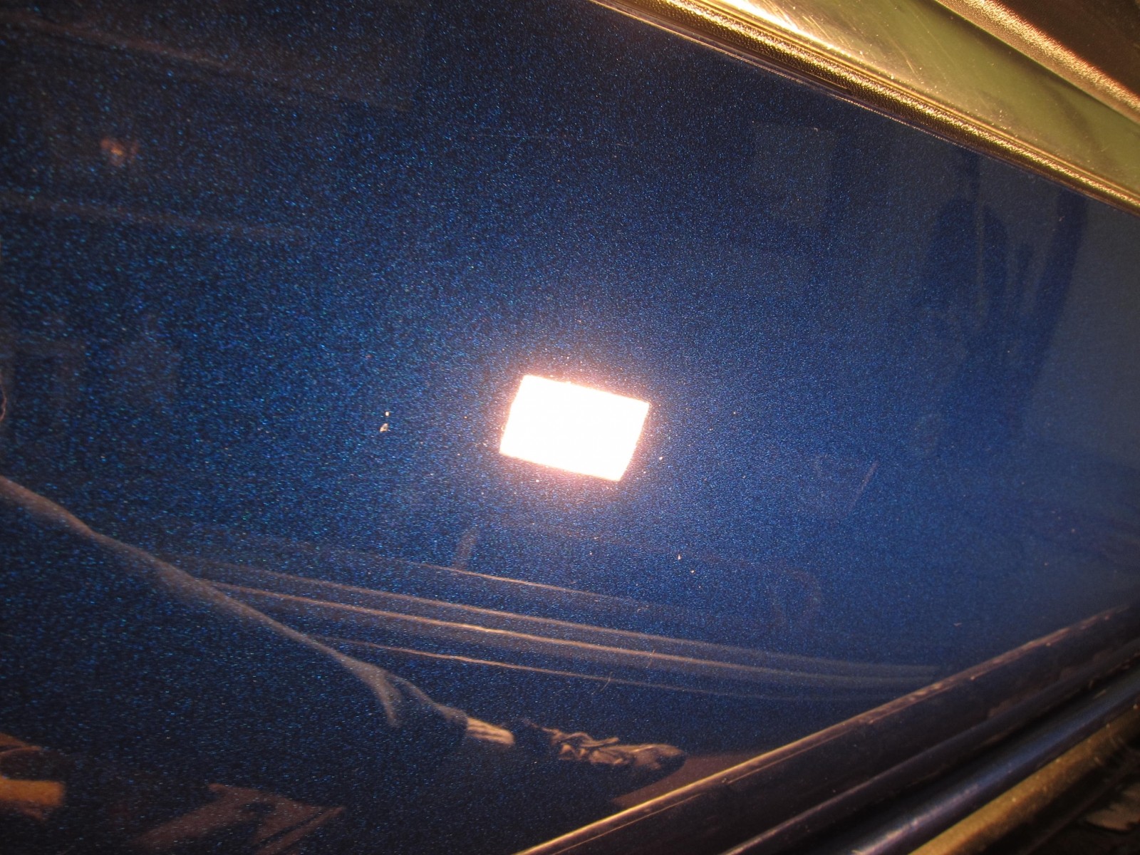 After sanding, buffing and IPA wipe