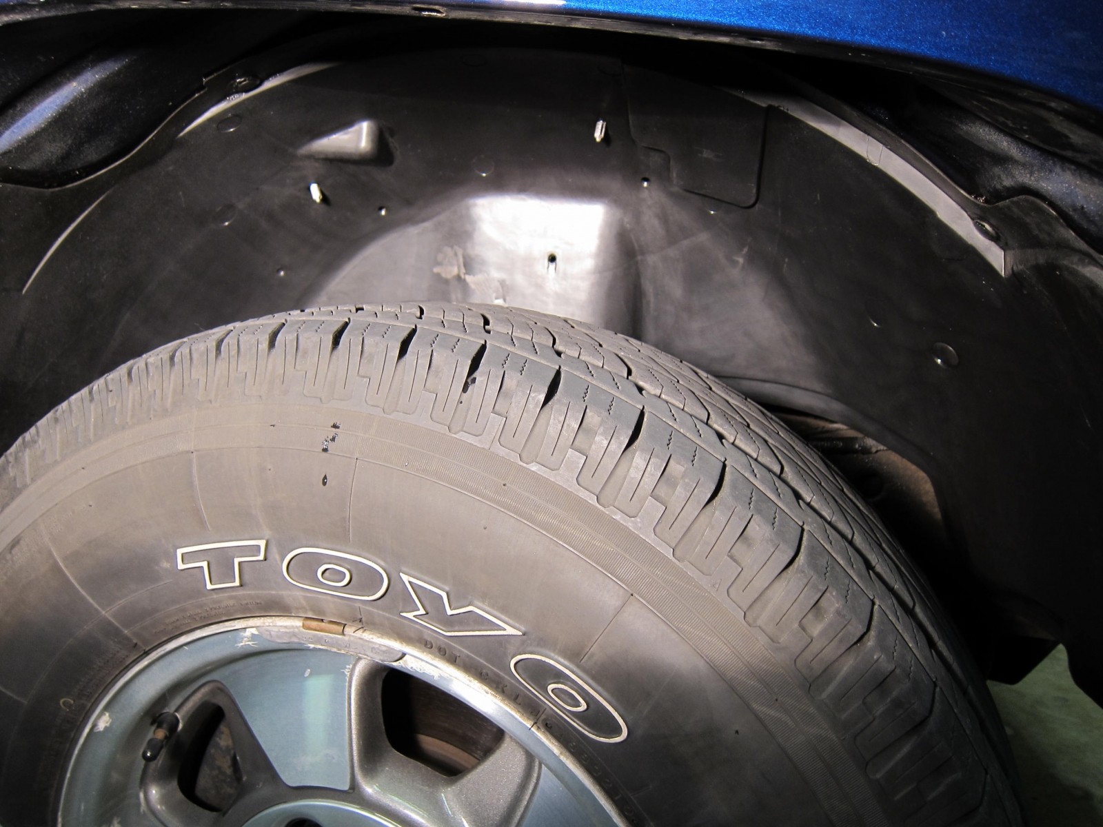 After Tar-X in wheel well