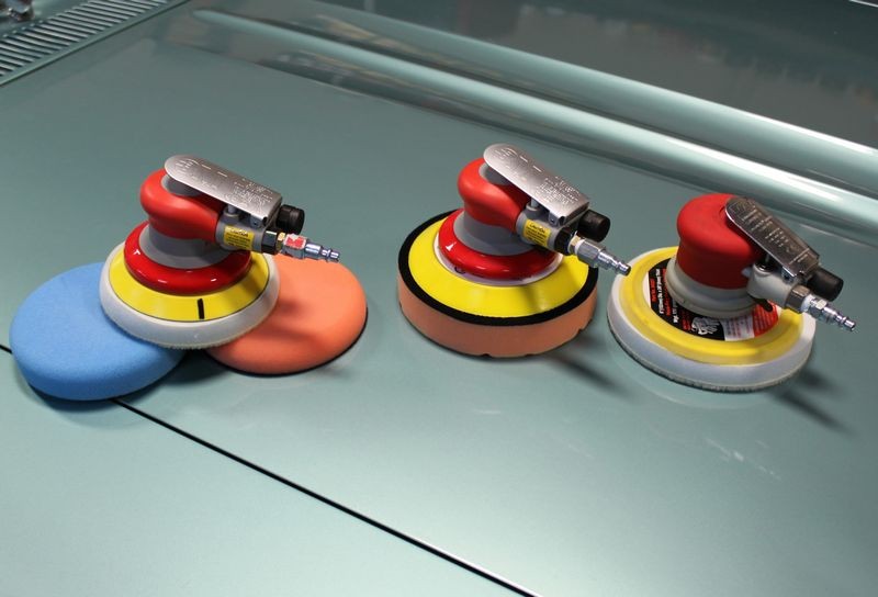 Air-powered DA Sander