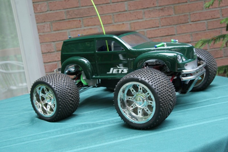 All aluminum TRAXXAS Revo Show Truck