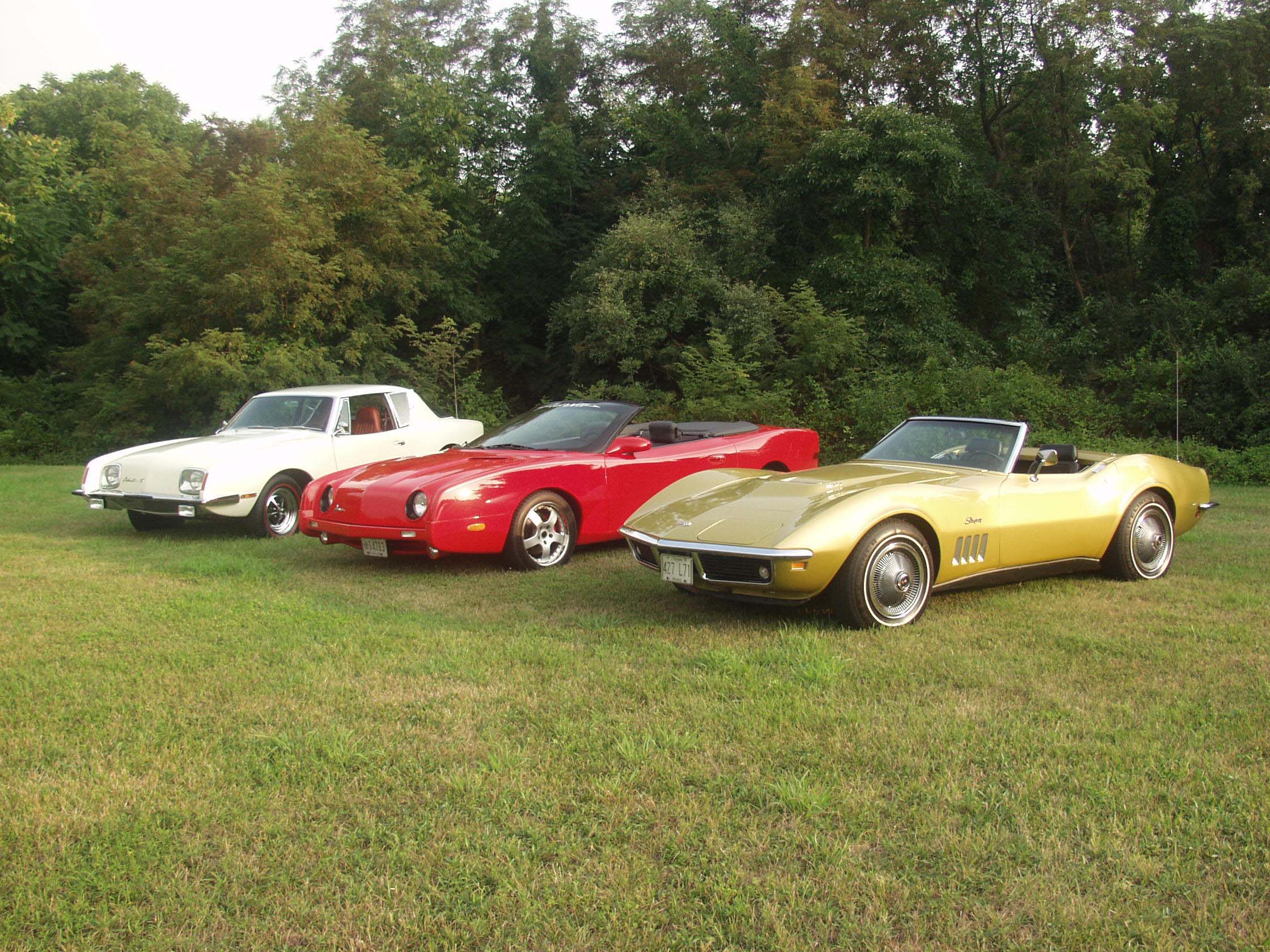 All three cars
