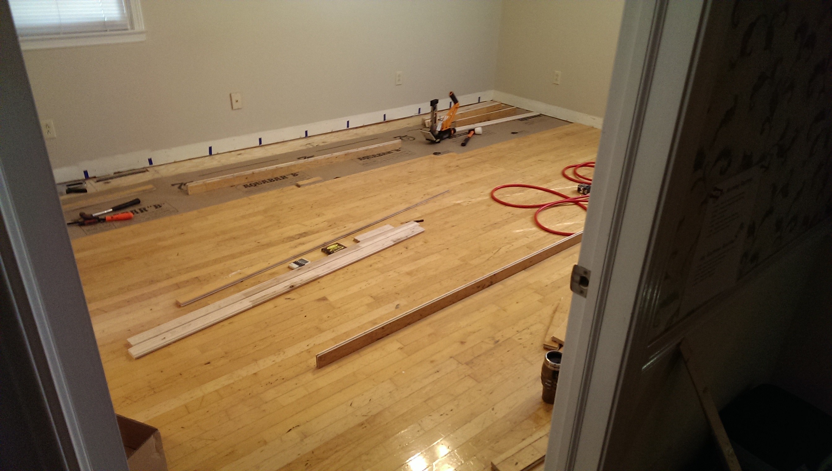Almost done with first room