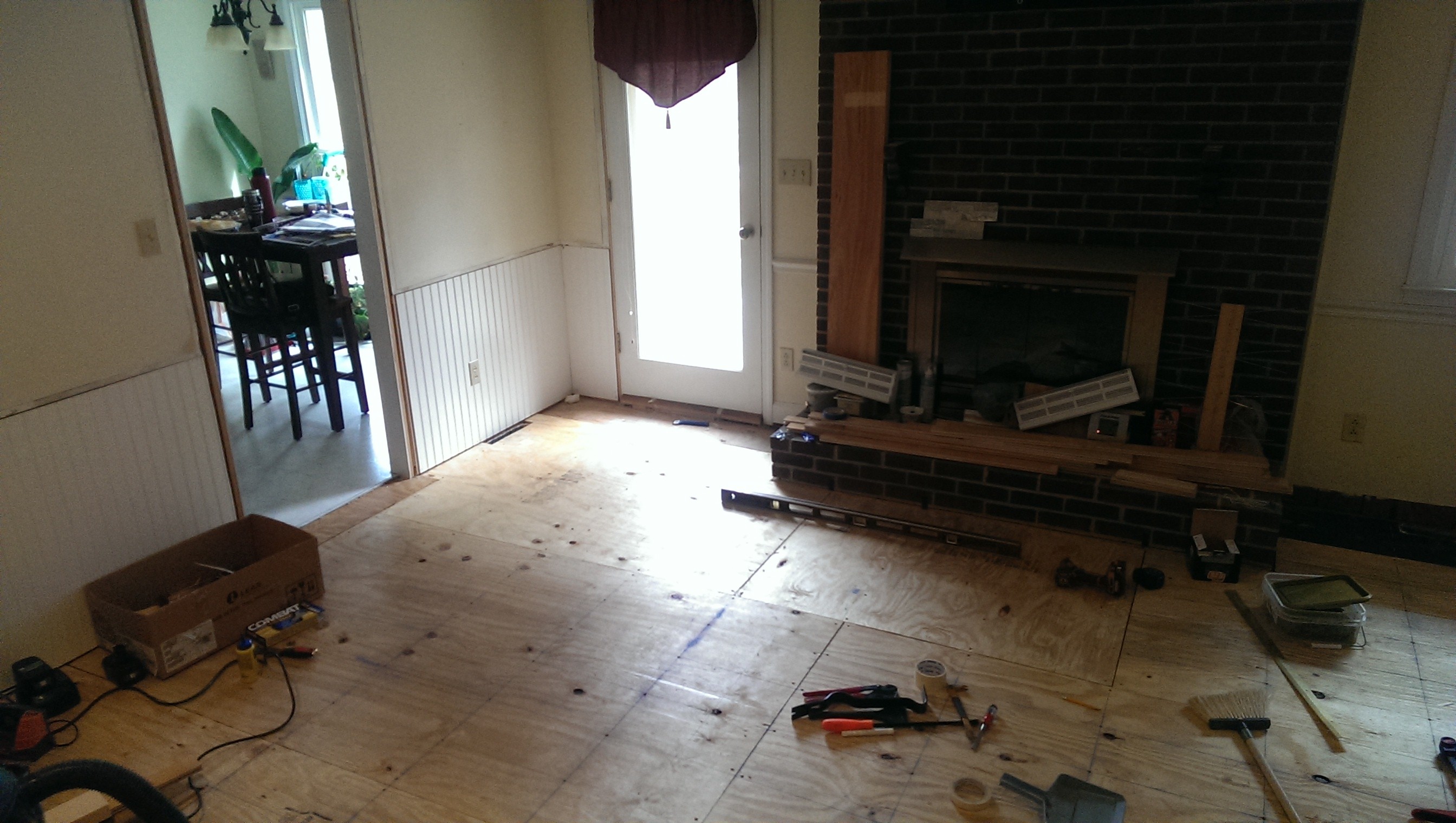 Almost done with plywood