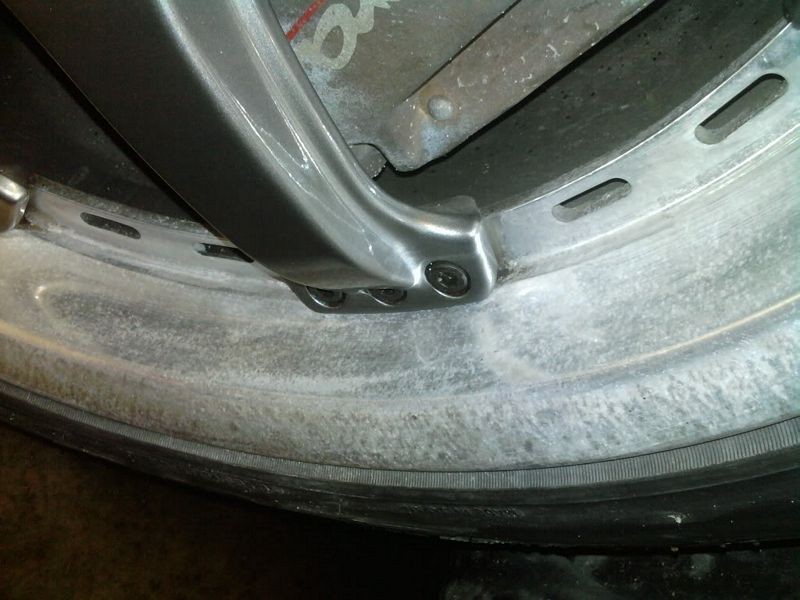Anodized Wheels ruined destroyed by Acid Wheel Cleaner