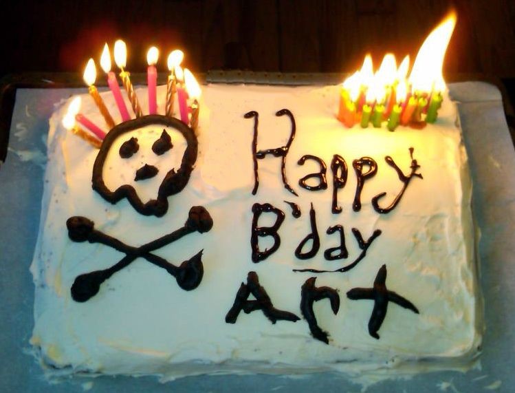 Art Birthday Cake