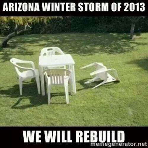 AZ Winter Storm Damage