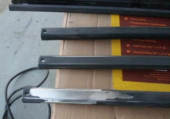 B4 sanding, after sanding - B4 paint
