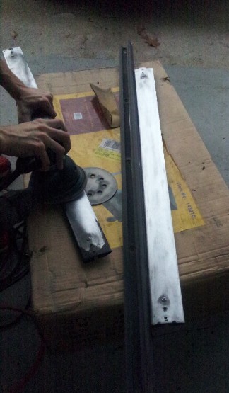 B4 sanding, after sanding - B4 paint