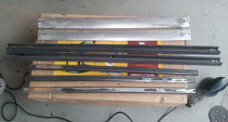 B4 sanding, after sanding - B4 paint