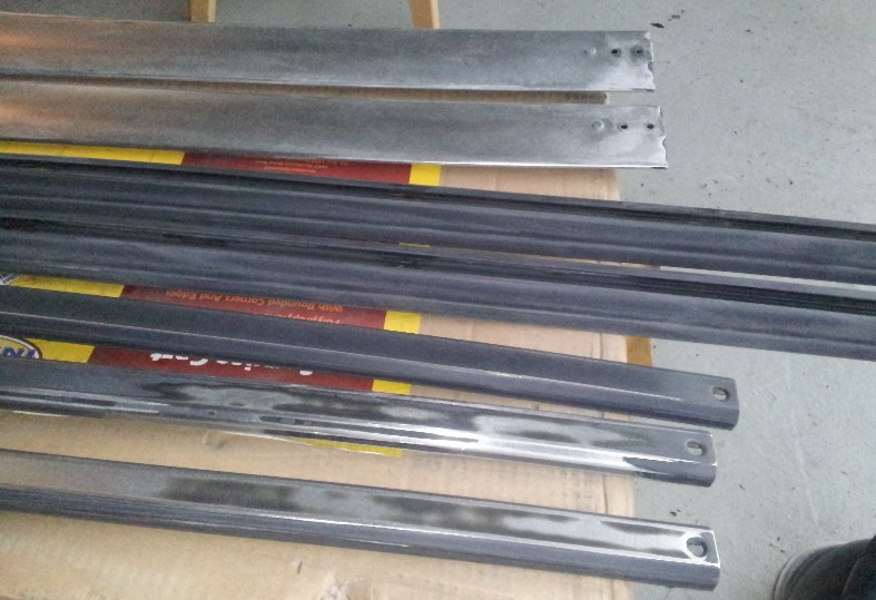 B4 sanding, after sanding - B4 paint