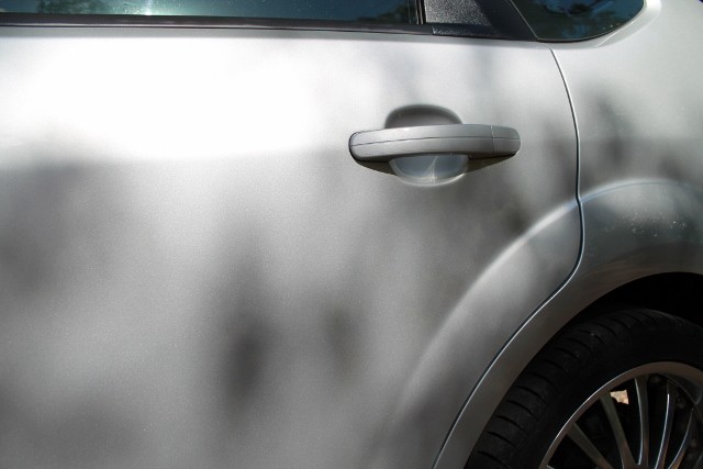 back passenger door after