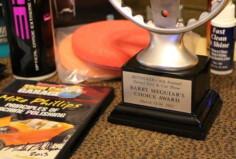 Barry Meguiar Award at Autogeek's Detail Fest
