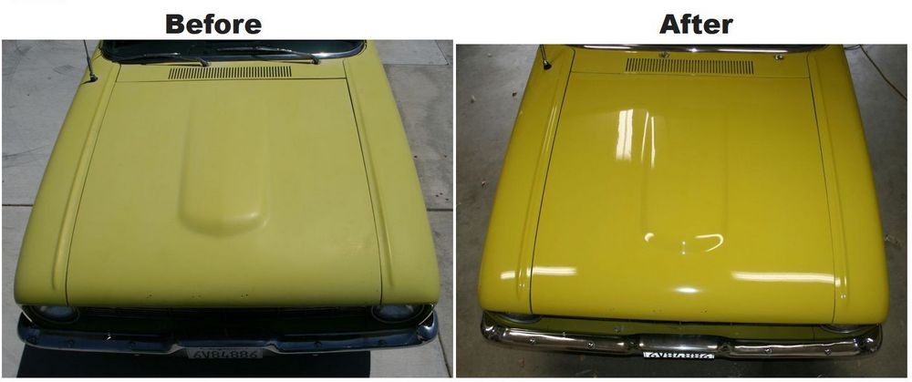 Before and After Car Hood Mike Phillips