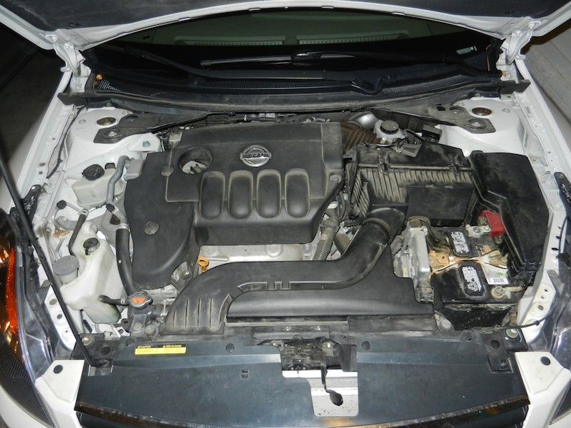 Before picture of engine