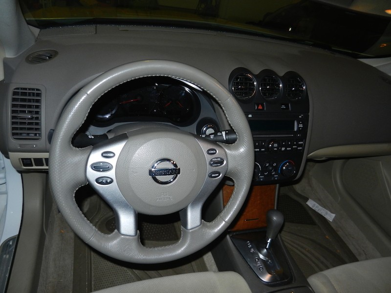 Before picture of front interior