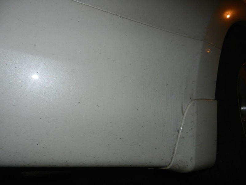 Before picture of rear bumper
