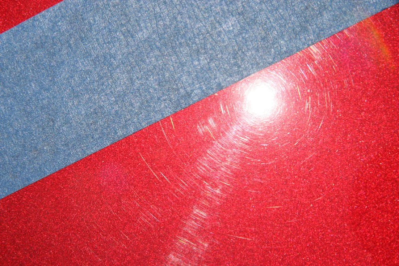 Before Test Spot Meguiar's DA Microfiber Correction System