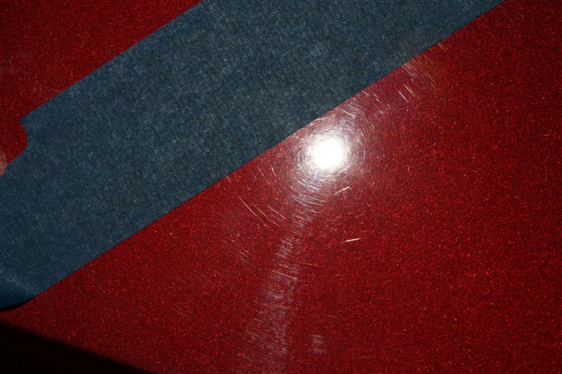 Before Test Spot Meguiar's DA Microfiber Correction System