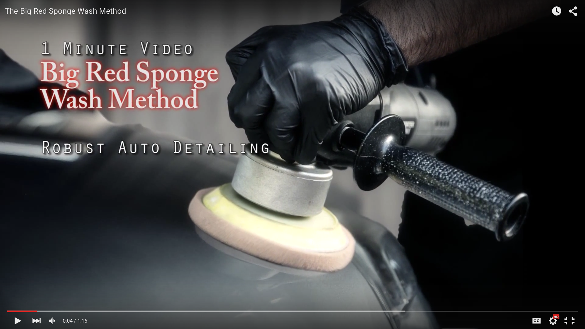 Big Red Sponge Wash Method