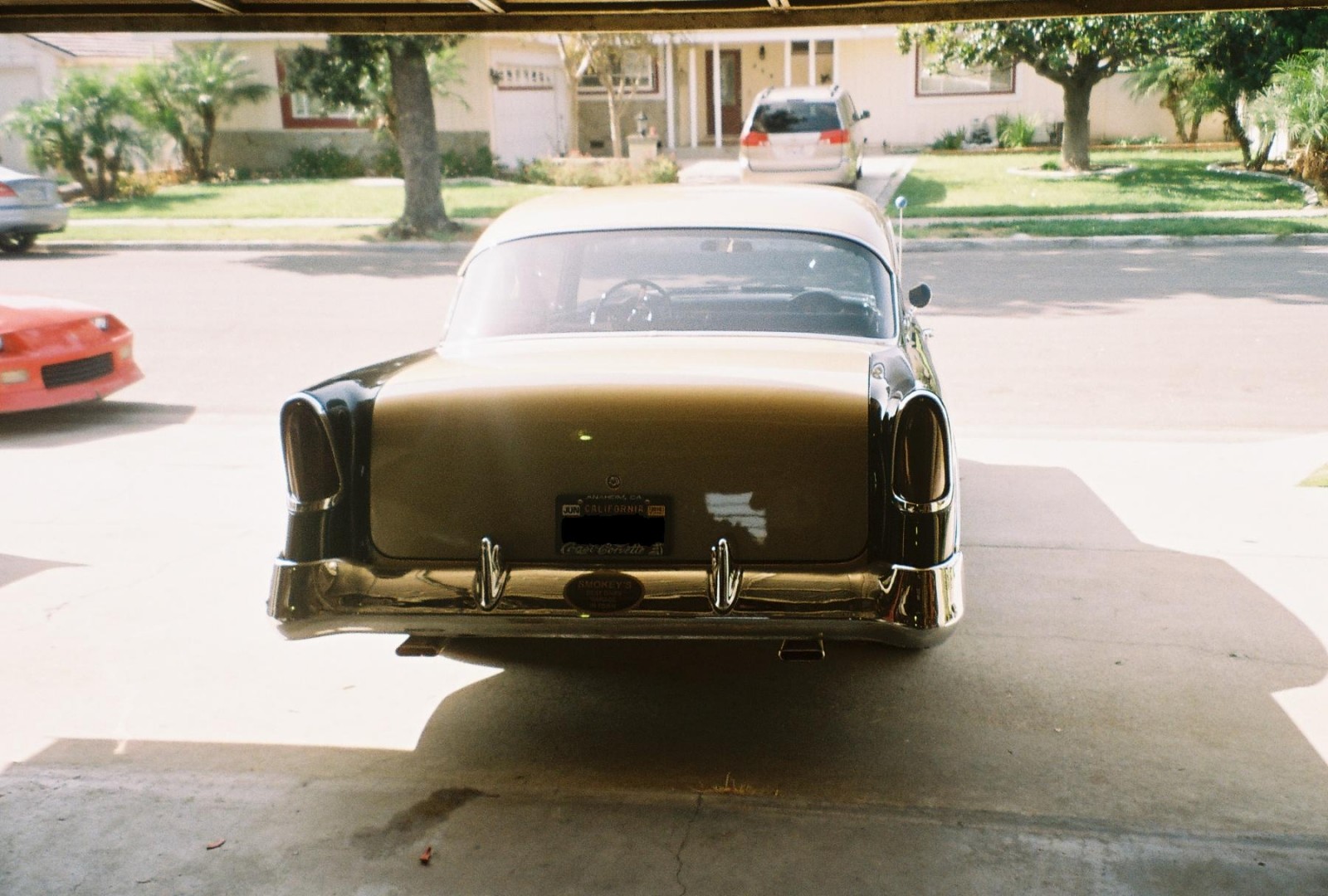 Black and Gold 56 Chevy Del Ray Two-Ten 2 door Sedan