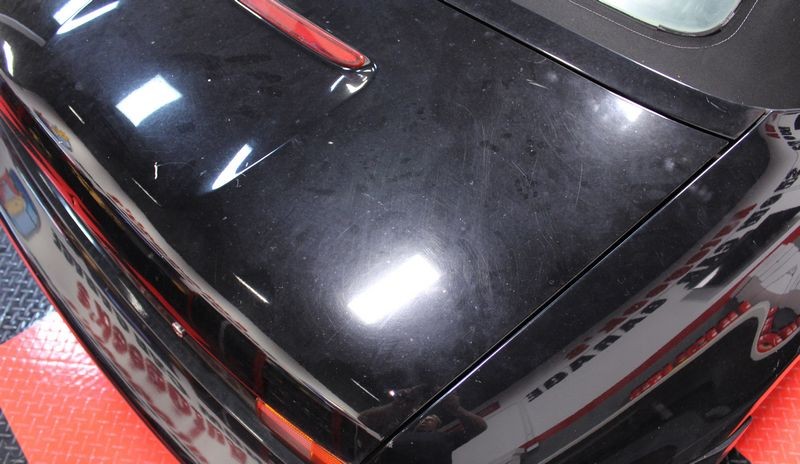 Black BMW Z3 and Black Nissan Altima Detailing Black Paint