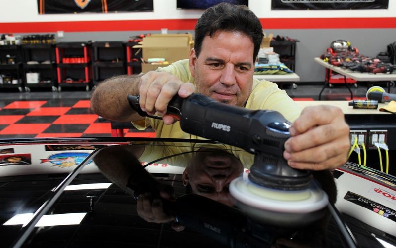 Black BMW Z3 and Black Nissan Altima Detailing Black Paint