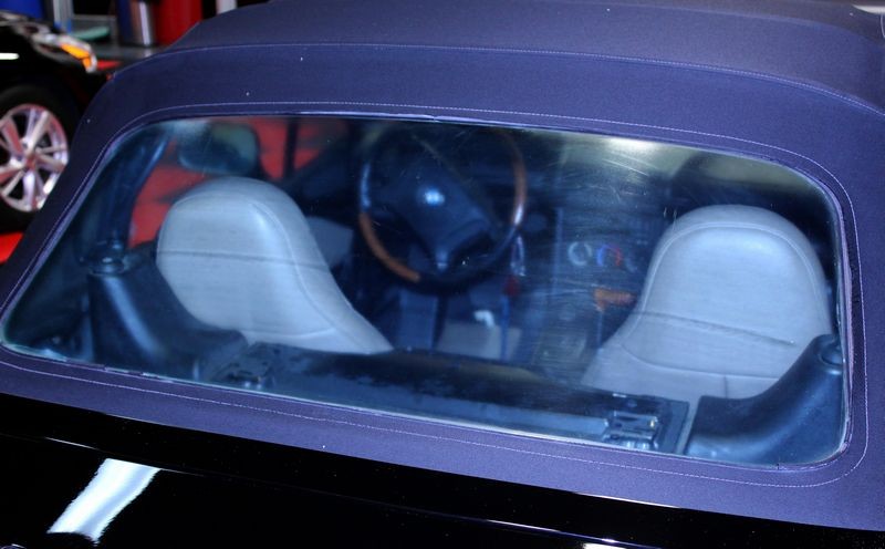 Black BMW Z3 and Black Nissan Altima Detailing Black Paint