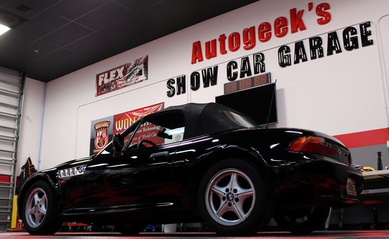 Black BMW Z3 and Black Nissan Altima Detailing Black Paint