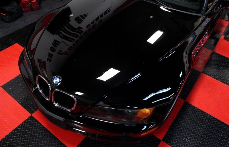 Black BMW Z3 and Black Nissan Altima Detailing Black Paint