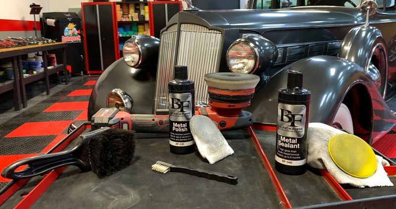 BLACKFIRE Metal Polish Sealant 1937 Packard