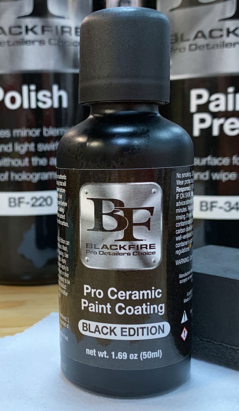 BLACKFIRE Pro Ceramic Paint Coating Black Edition