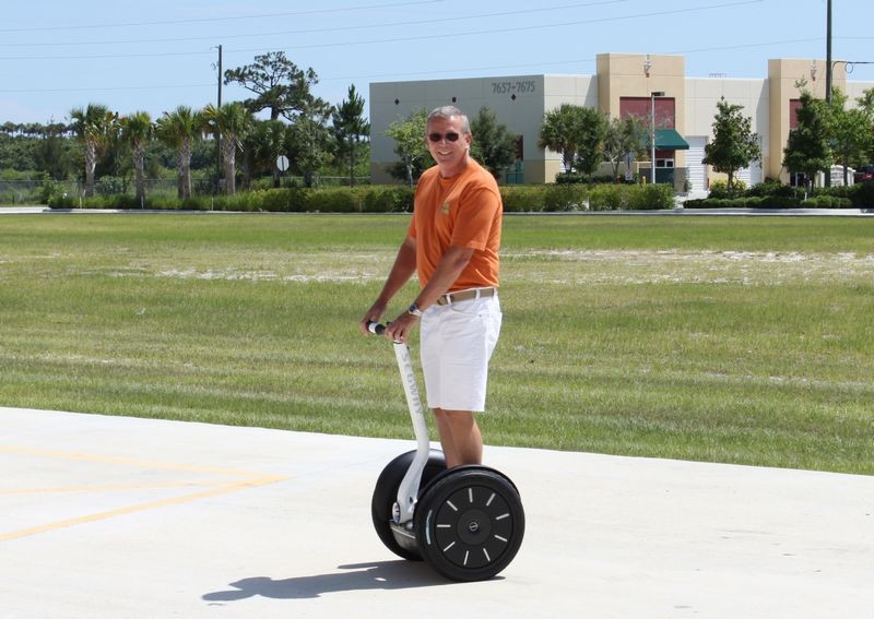 Bob on a Segway