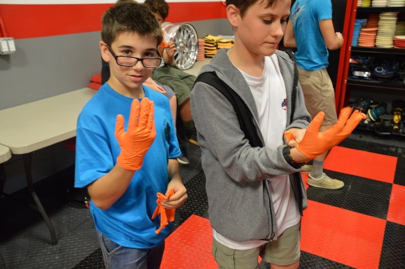 Boy Scouts Troop 840 at Autogeek with Mike Phillips 2017