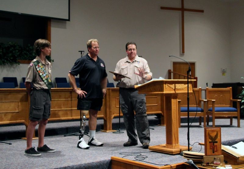Boy Scouts Troop 840 Award to Autogeek Automotive Merit Badge