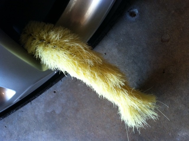 Broken Meguiar's brush
