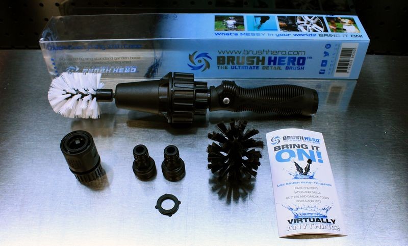 Brush Hero Water Powered Wheel Cleaning Brush