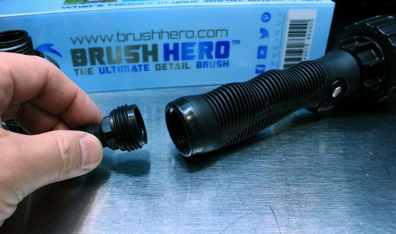 Brush Hero Water Powered Wheel Cleaning Brush