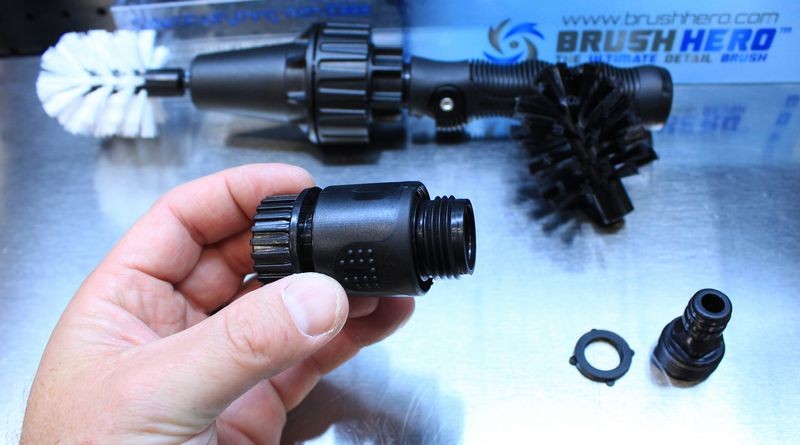 Brush Hero Water Powered Wheel Cleaning Brush