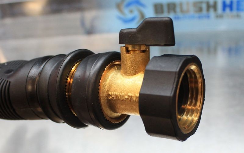 Brush Hero Water Powered Wheel Cleaning Brush