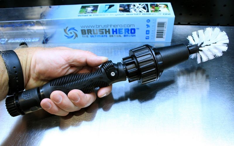 Brush Hero Water Powered Wheel Cleaning Brush