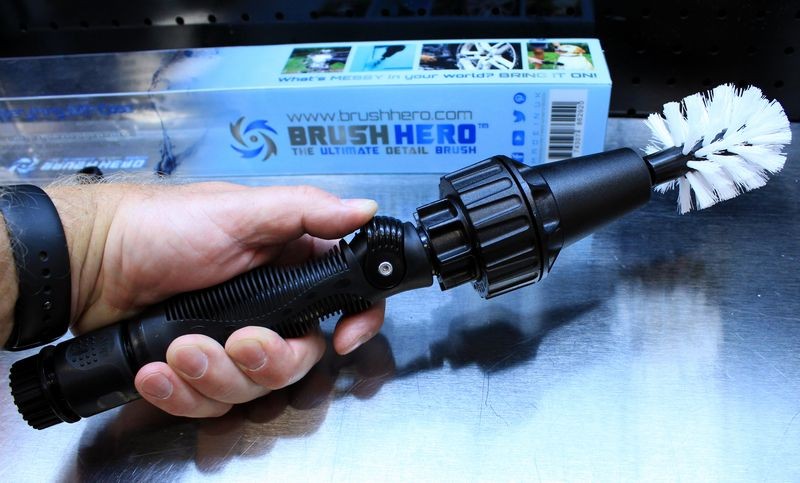 Brush Hero Water Powered Wheel Cleaning Brush