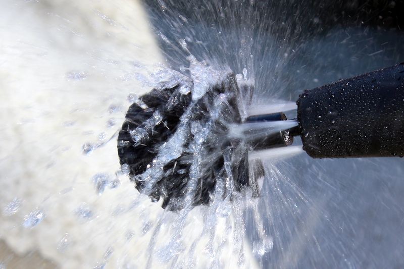 Brush Hero Water Powered Wheel Cleaning Brush
