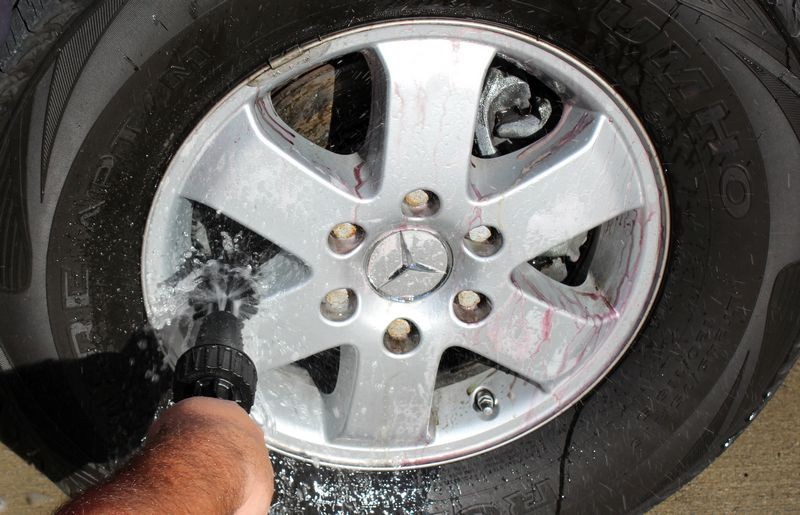 Brush Hero Water Powered Wheel Cleaning Brush