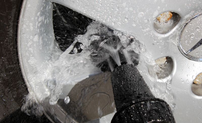 Brush Hero Water Powered Wheel Cleaning Brush