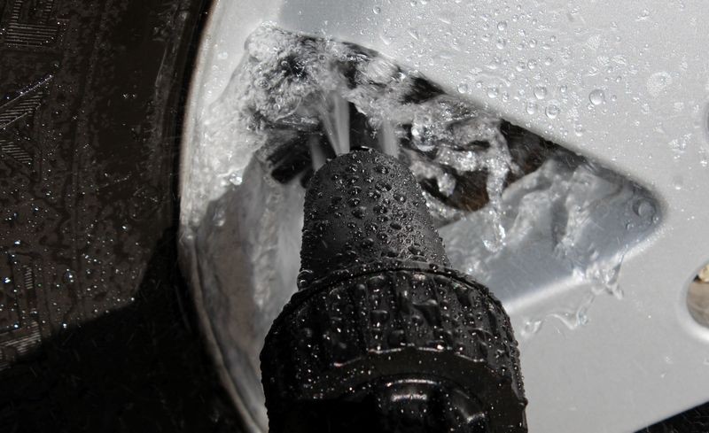 Brush Hero Water Powered Wheel Cleaning Brush